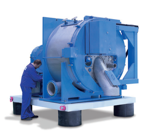 Horizontální chemická odstředivka