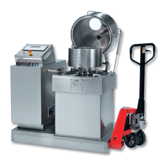 Mobilní odstředivka pro pilotní zařízení