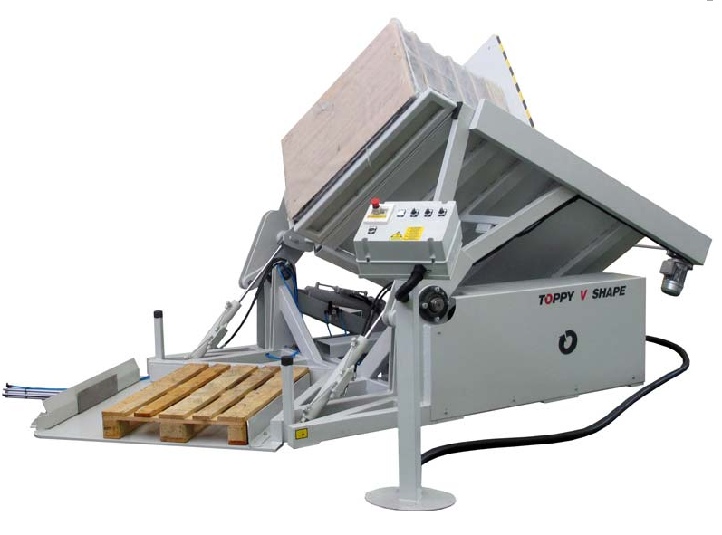 Zmieniarka palet w kształcie litery V