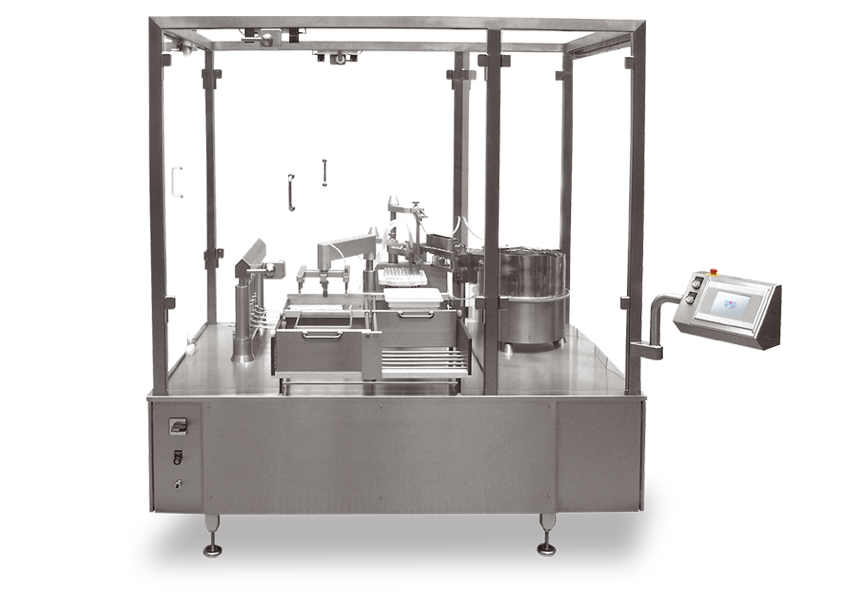 Maszyna do napełniania i zamykania produktów pozajelitowych