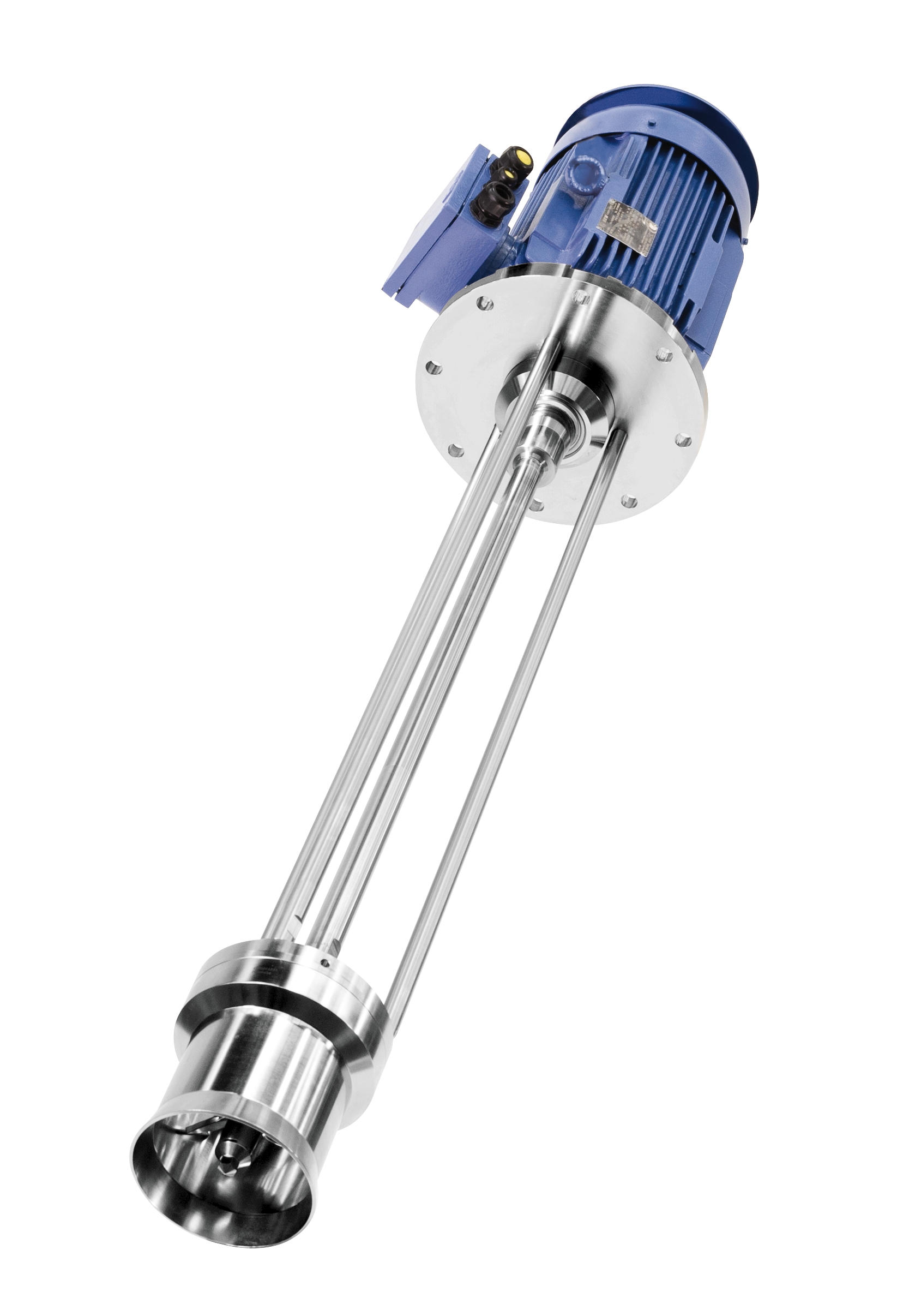 Sugáráramú keverő nagy viszkozitású közegekhez