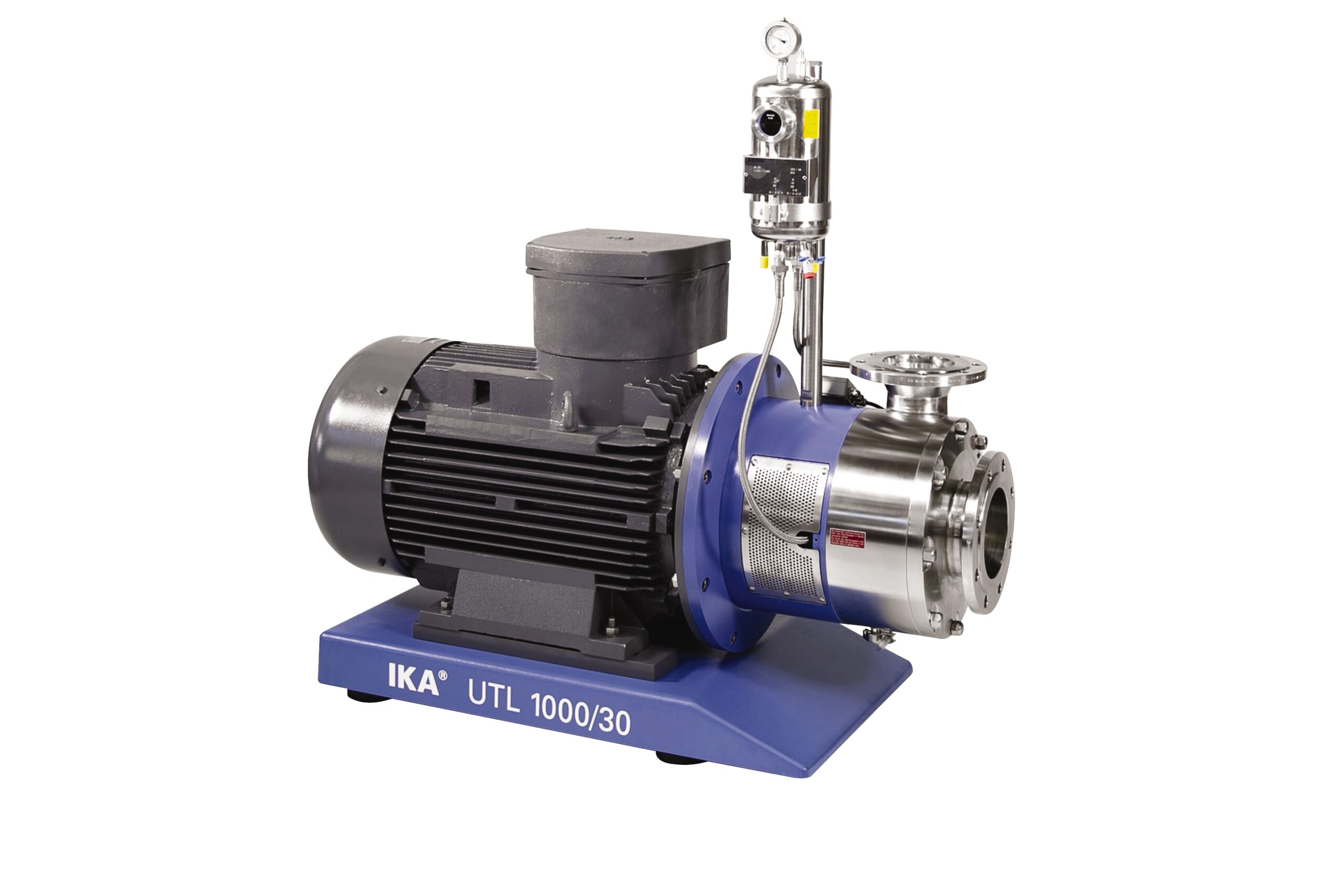 Economic dispersing machine for emulsions and suspensions