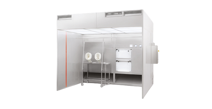 Kabina typu downflow