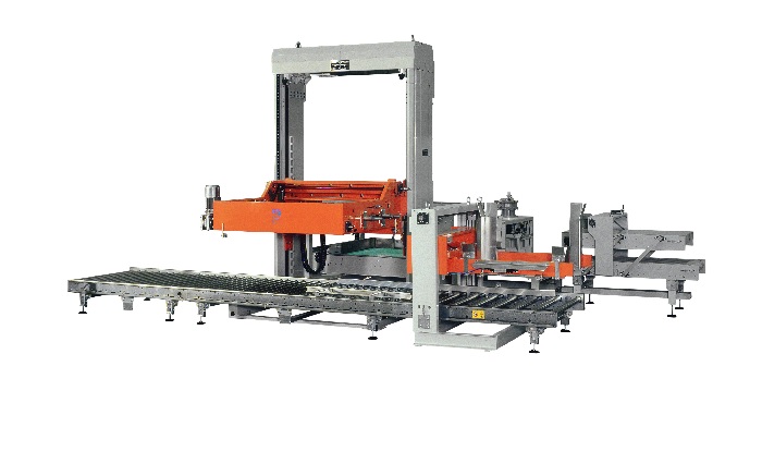 Traditional palletizer for bags