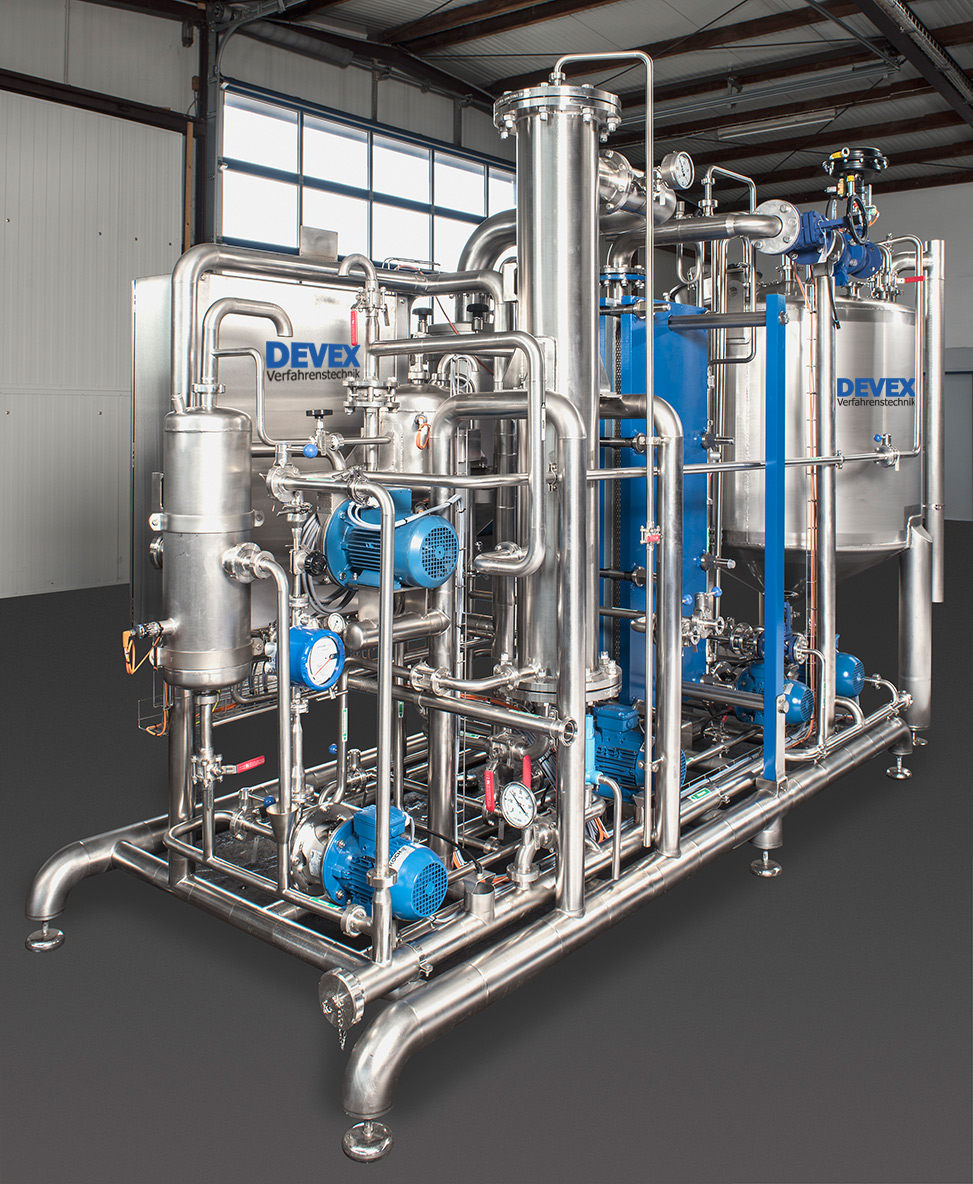 Odpařovací zařízení pro získávání extraktů