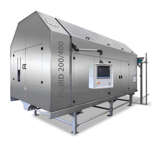 Infravörös forgó dobsterilizátor