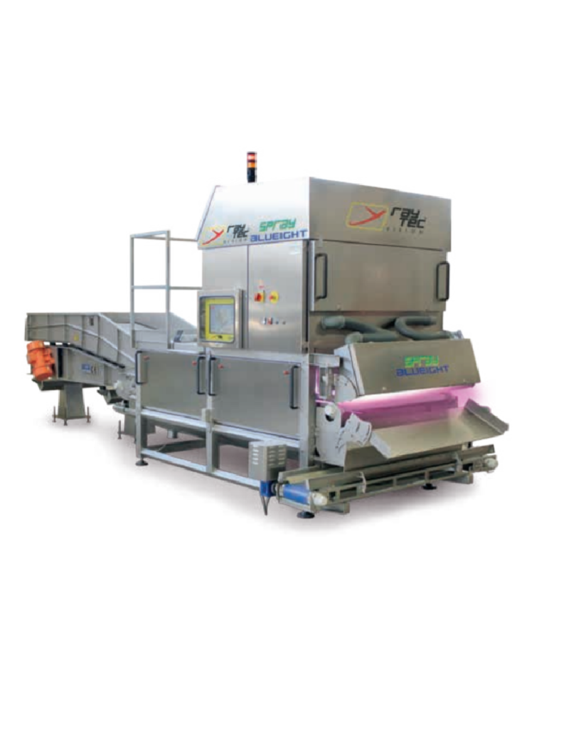 Optical sorter for fruit and vegetables