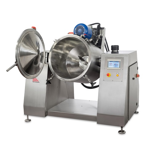 Blending tank for cosmetic powders