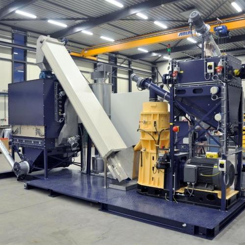 Linia do granulowania nawozu naturalnego