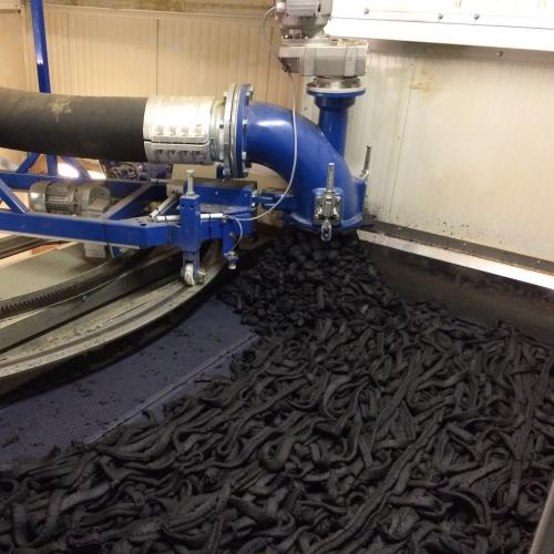 Suszarka taśmowa do osadów ściekowych