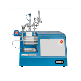 Reaktor s míchadlem pro molekulární syntézu pomocí mechanochemie v kontinuálním toku