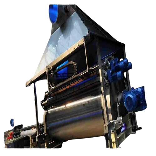 Contact drum dryer for industrial food and chemical processing