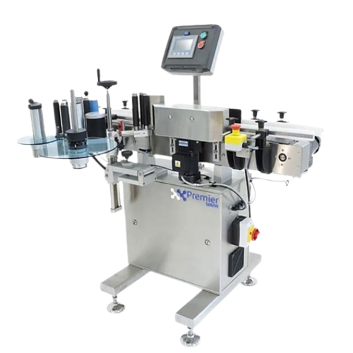 Compact wraparound labelling system for bottles