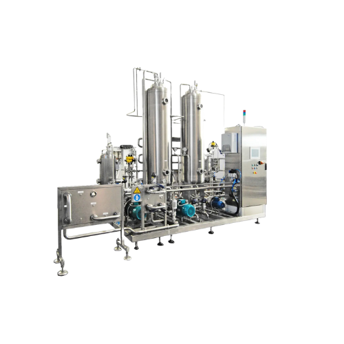 Powder dissolution unit for beverage production