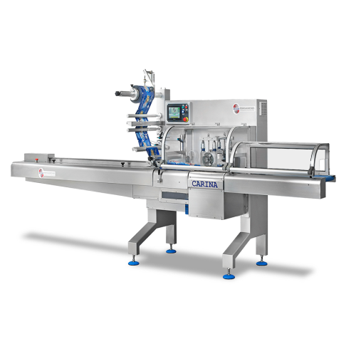 Three-side sealing flow pack machine