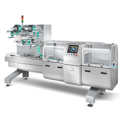 Horizontal packaging system for high-speed operations