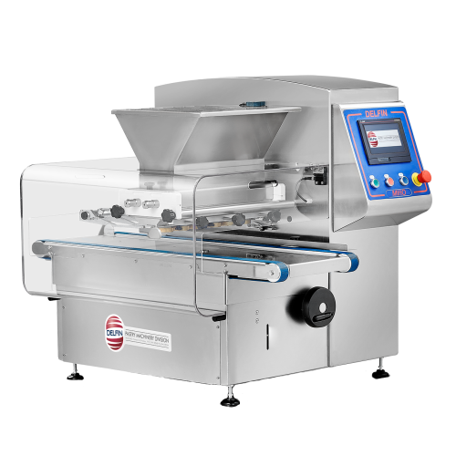 Compact biscuit depositor for small bakeries