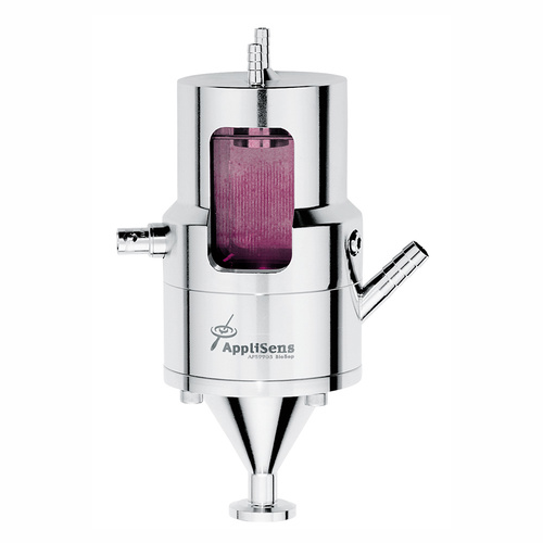 Sejtvisszatartó eszköz nagy sűrűségű perfúziós folyamatokhoz