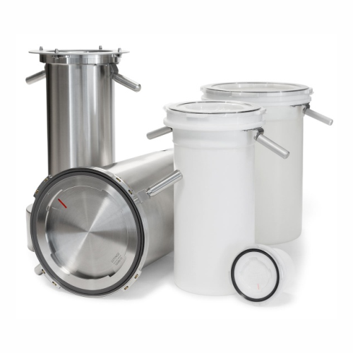 Reusable containers for sterile and toxic material transfer