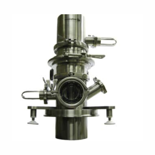 Systém řízení toku prášku pro gravitační přenos