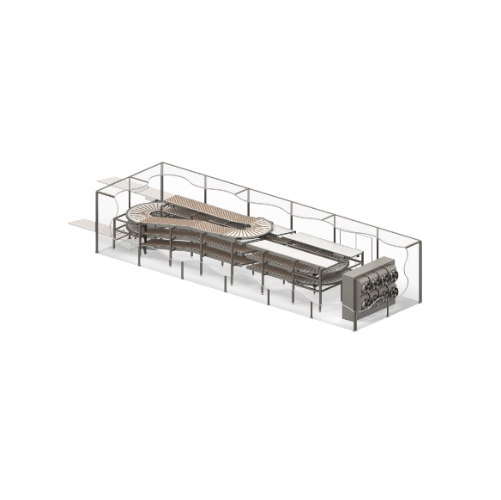 Chladicí systém pro stabilizaci po pečení