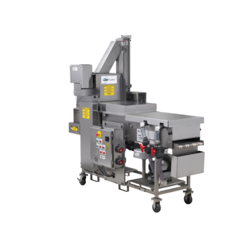 Breading applicator for poultry, meat & seafood