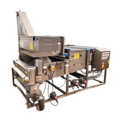 Electric breading applicator for high-volume food production