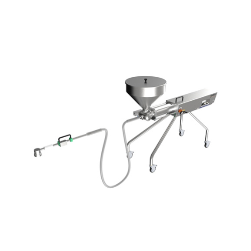 Objemová plnička pro balení kapalin a polotuhých látek