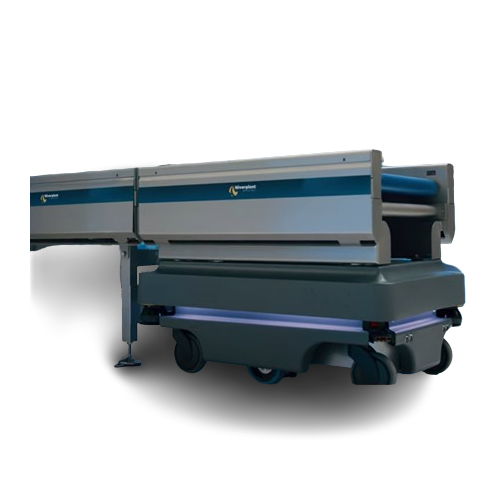 Samořízený přepravní systém pro průmyslové balení