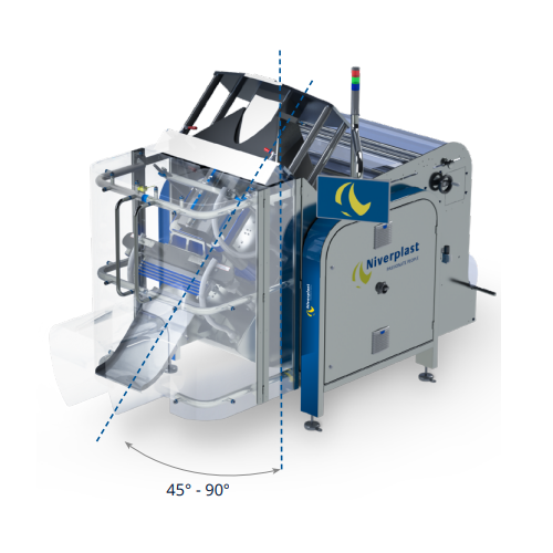 Vertikální balicí systém s plombou