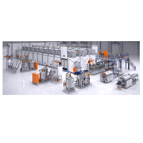 Zrobotyzowana linia produkcyjna o wysokiej wydajności do żelków i galaretek