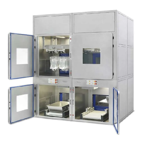 Luk przelotowy do dekontaminacji biologicznej dla urządzeń aseptycznych