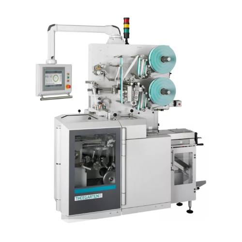 Szybkie formowanie, cięcie i owijanie opakowań składanych bocznie z paskiem komiksowym