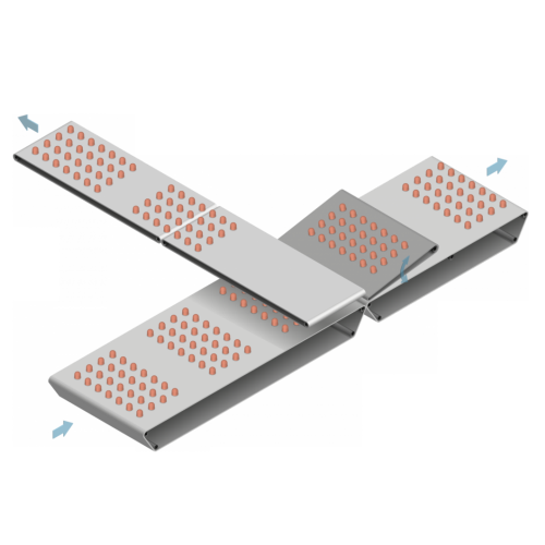 Stacja transferu krzyżowego dla produktów konfiguracji formy