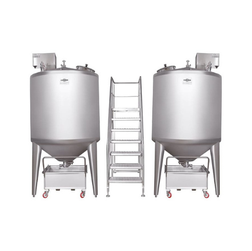 Túrófőző tartály tejtermeléshez