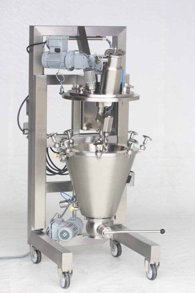 Laboratory conical screw vacuum dryer
