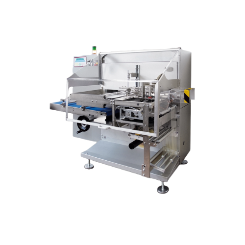 Owijarka o ruchu przerywanym do produktów kosmetycznych i spożywczych