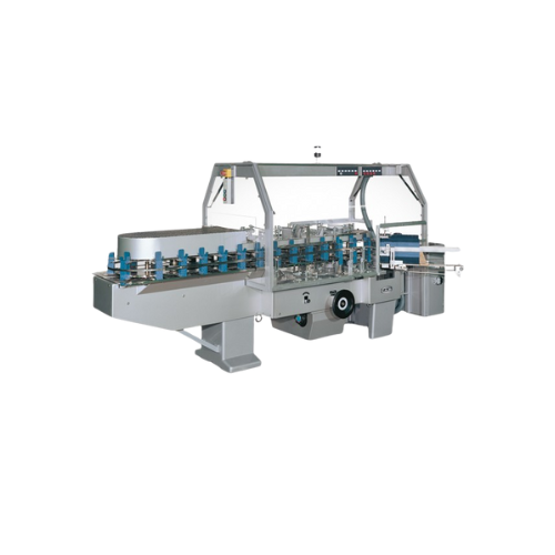 Kartoniarka z pionowym ruchem przerywanym do podawania ręcznego lub automatycznego