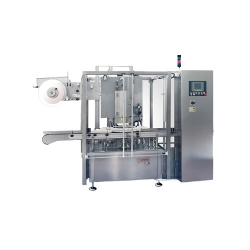 System nakładania rękawów termokurczliwych na opakowania