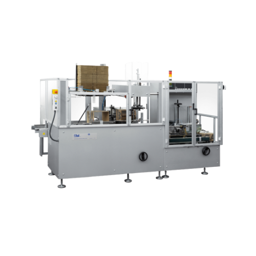 Szybka pozioma maszyna pakująca do skrzyń transportowych