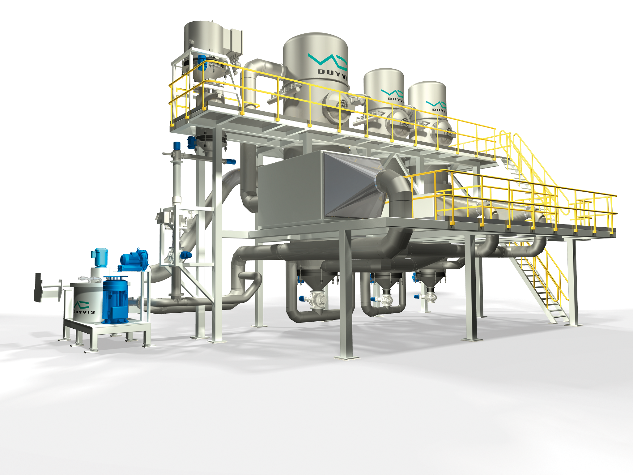 Linia do przetwarzania proszku kakaowego