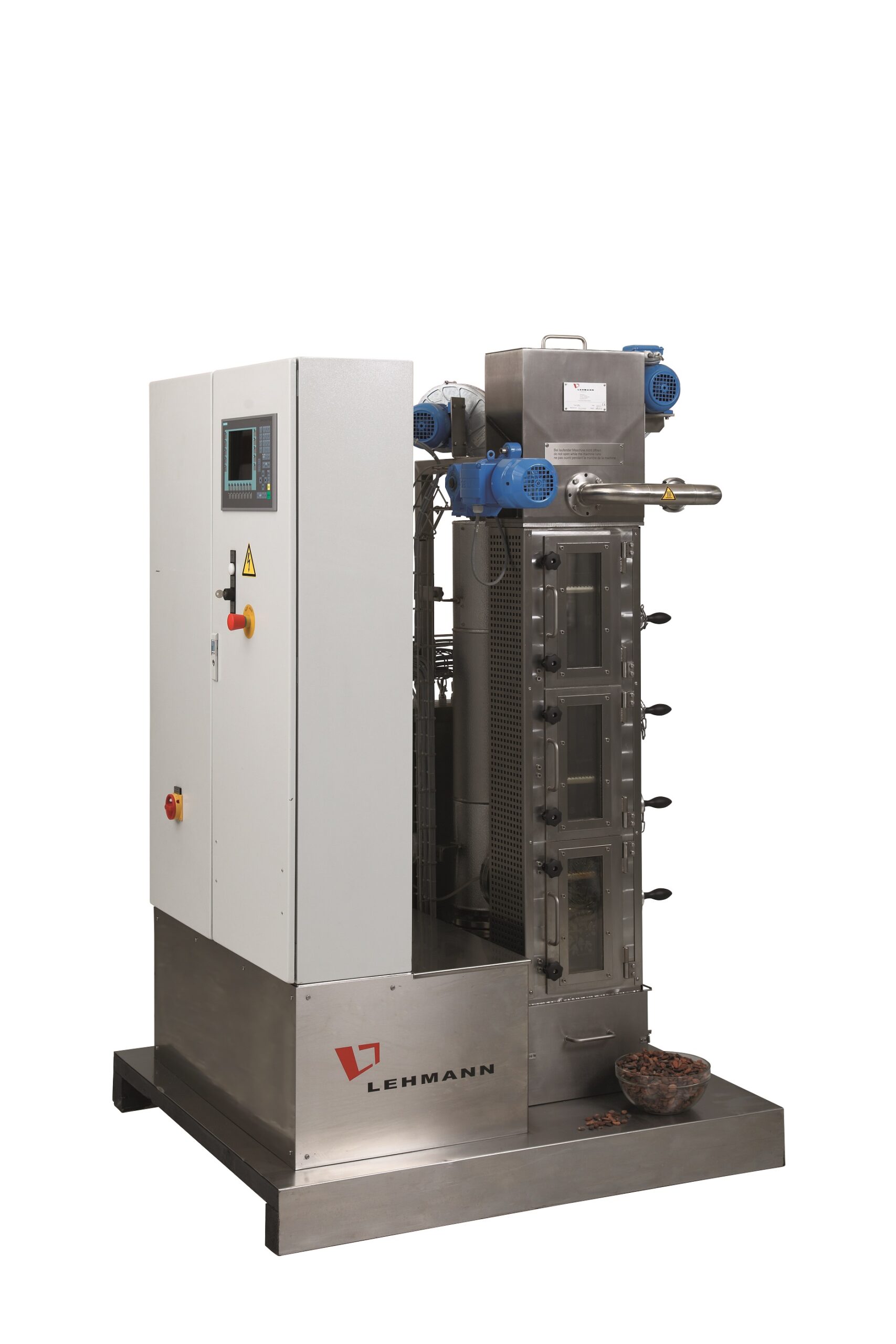 Folyamatos kakaóbab pörkölési vonal