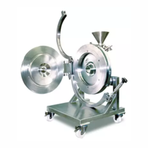 Spiral jet mill for superfine powder production