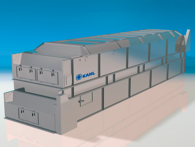 Pásová sušička/chladič na pelety a granule