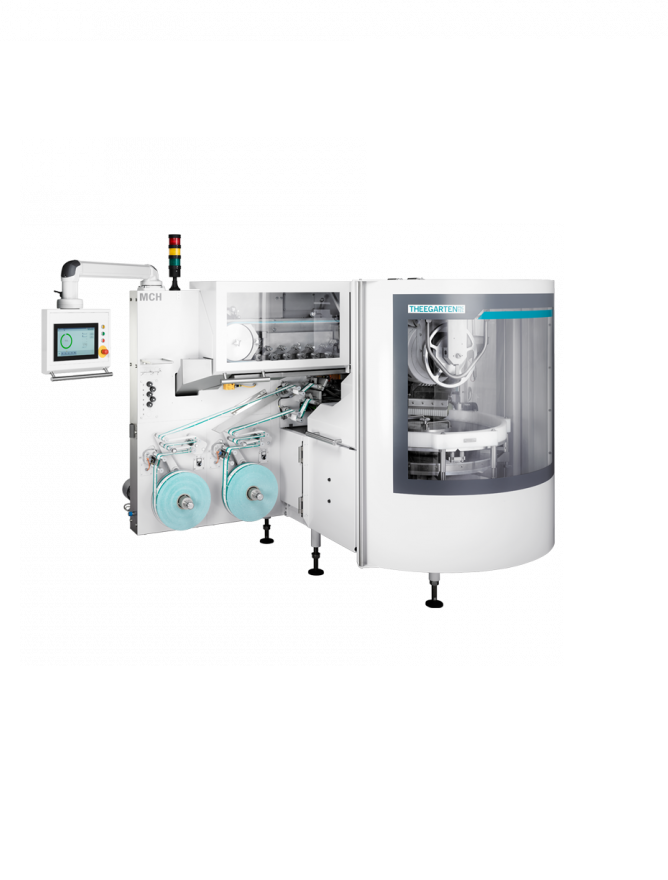 Średnioobrotowa, elastyczna, podwójnie skręcana maszyna do owijania galaretek