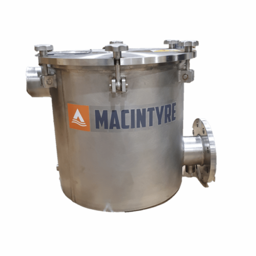 Wbudowany filtr czekoladowy do usuwania dużych cząstek