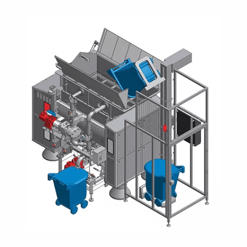 System przeróbek produktów przemysłowych