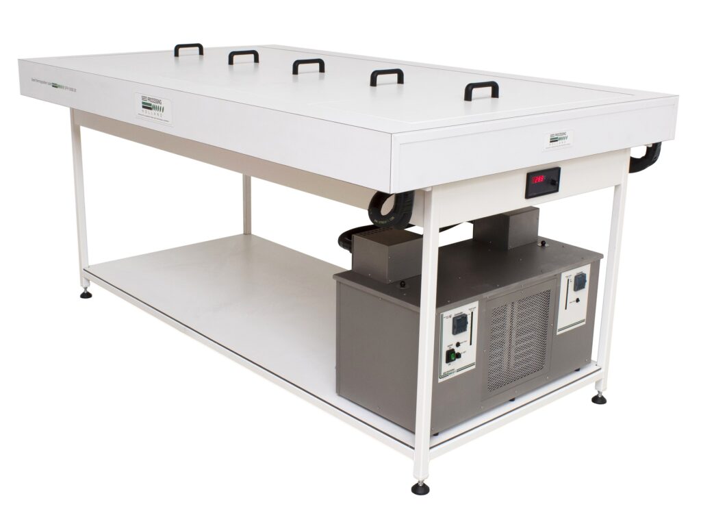 Thermogradient table for seed tests