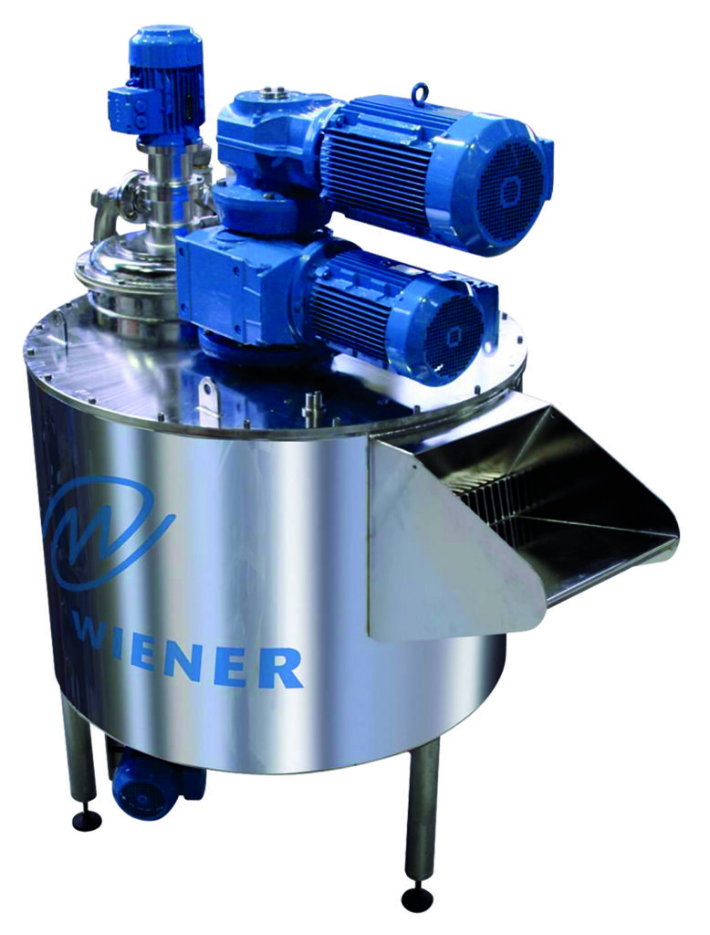 Batch chocolate machine with vertical ball mill