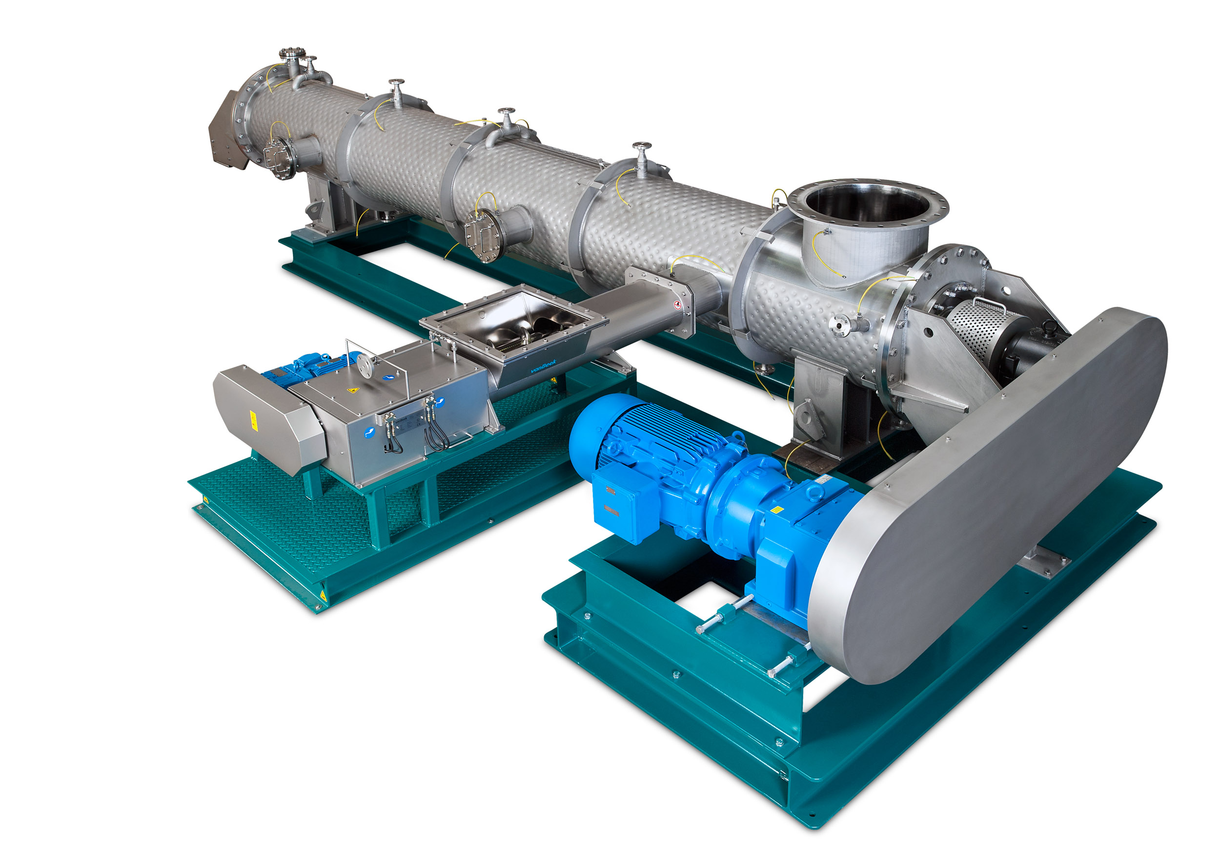 Průběžná lopatková sušička